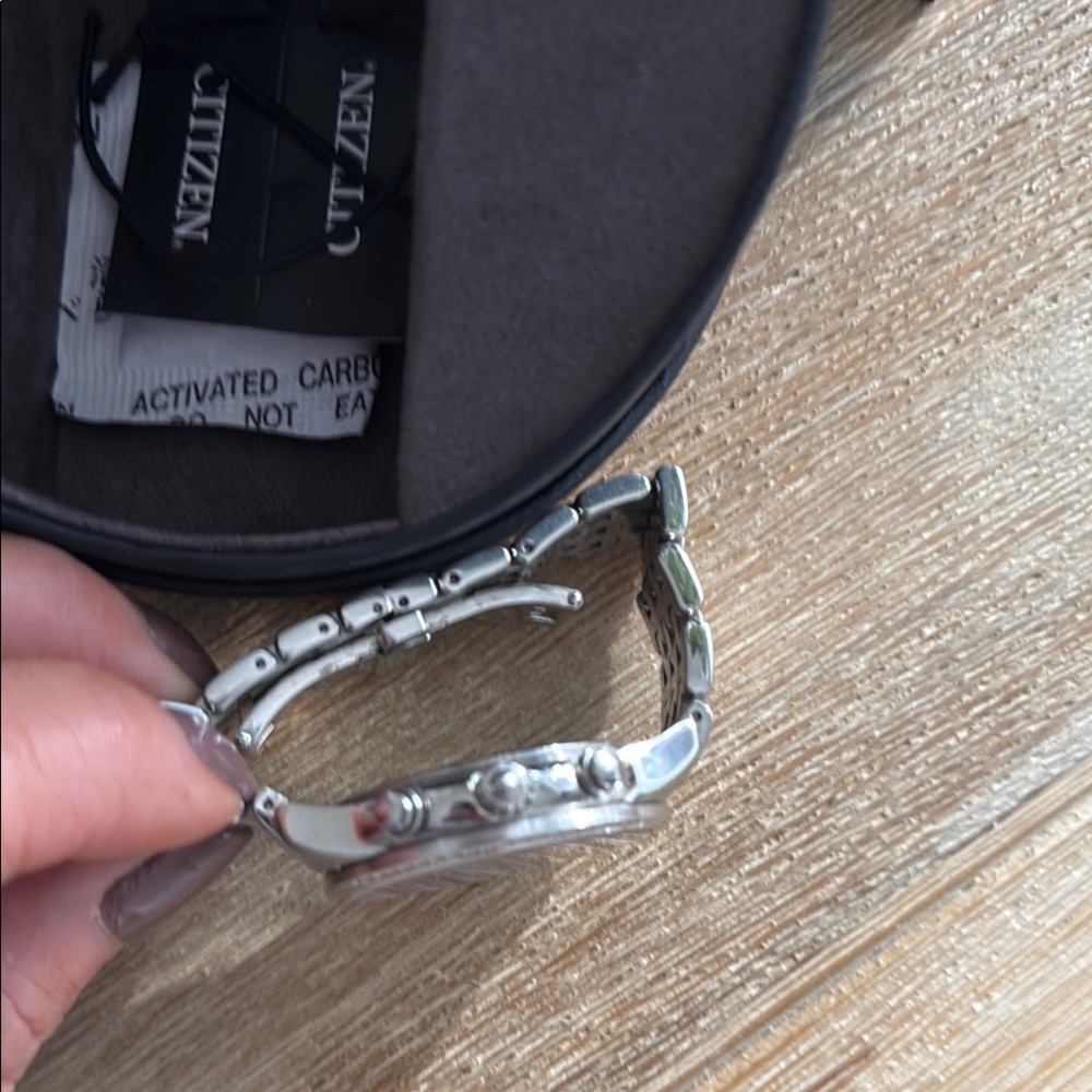 Citizen Eco Drive Silver Chronograph Watch - Picture 4 of 11